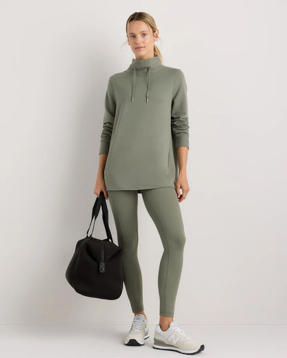 SuperSoft Fleece Mock Neck Pullover - XS / Navy