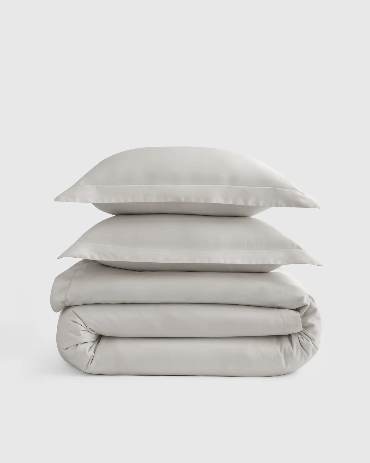 Signature Giza Cotton Sateen Duvet Cover Set - Twin / Sand