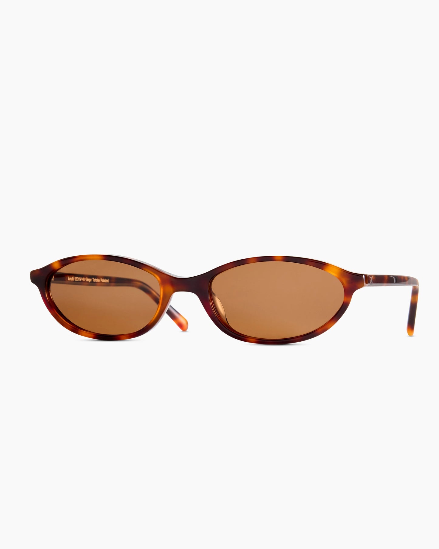Amalfi Polarized Acetate Sunglasses - One Size / Black with Grey lens
