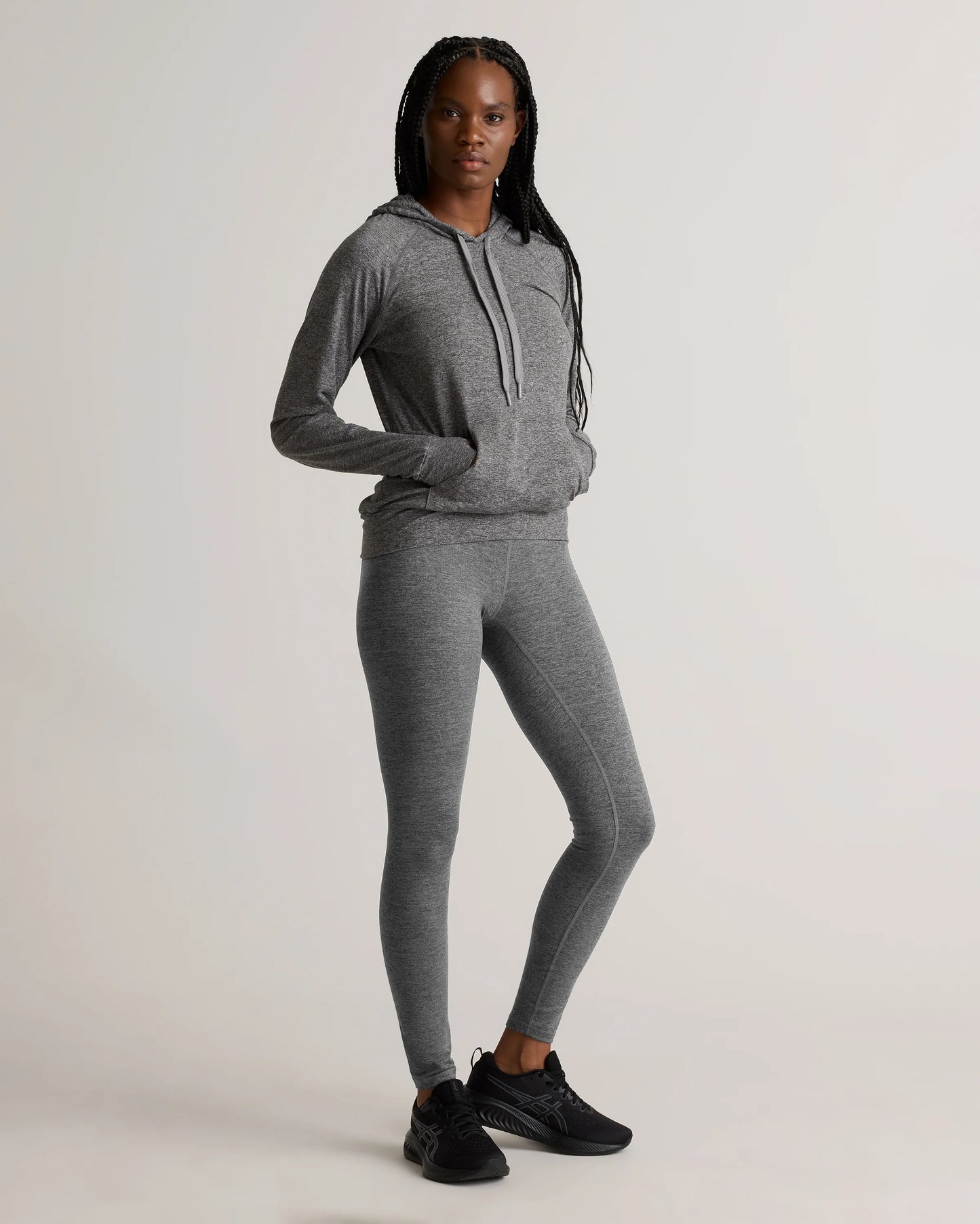 Ultra-Soft High-Rise Legging - XS / Heather Oatmeal