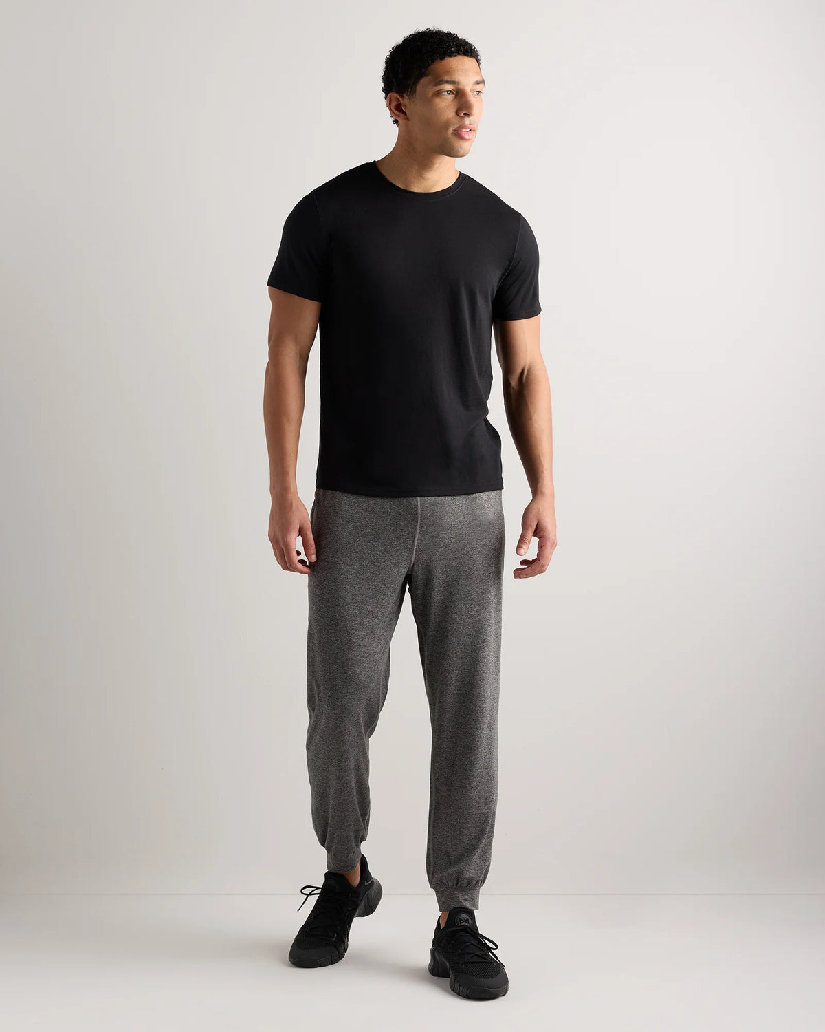 100% Merino Wool All-Season Short Sleeve Base Layer Tee - XS / Charcoal