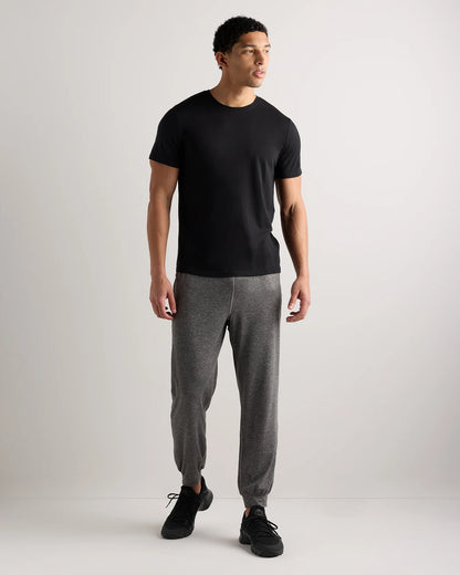100% Merino Wool All-Season Short Sleeve Base Layer Tee - XS / Charcoal
