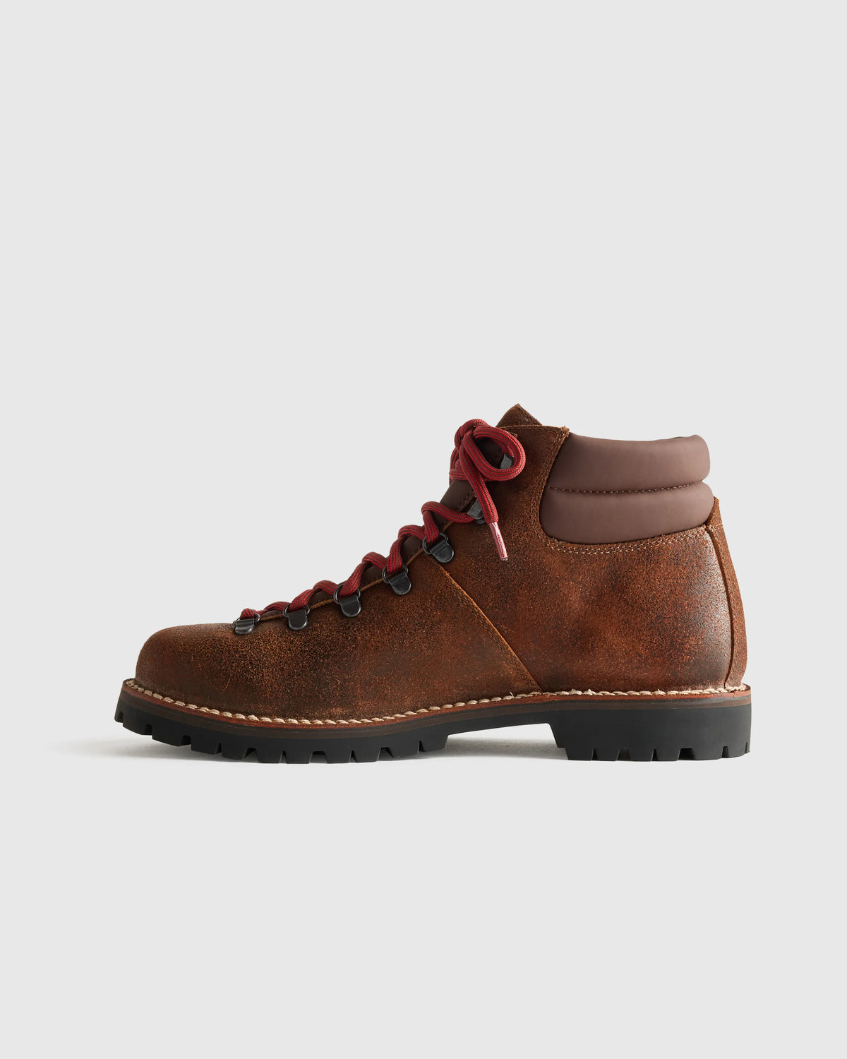 Crafted Leather Waterproof Hiking Boot - 7 / Burnt Timber