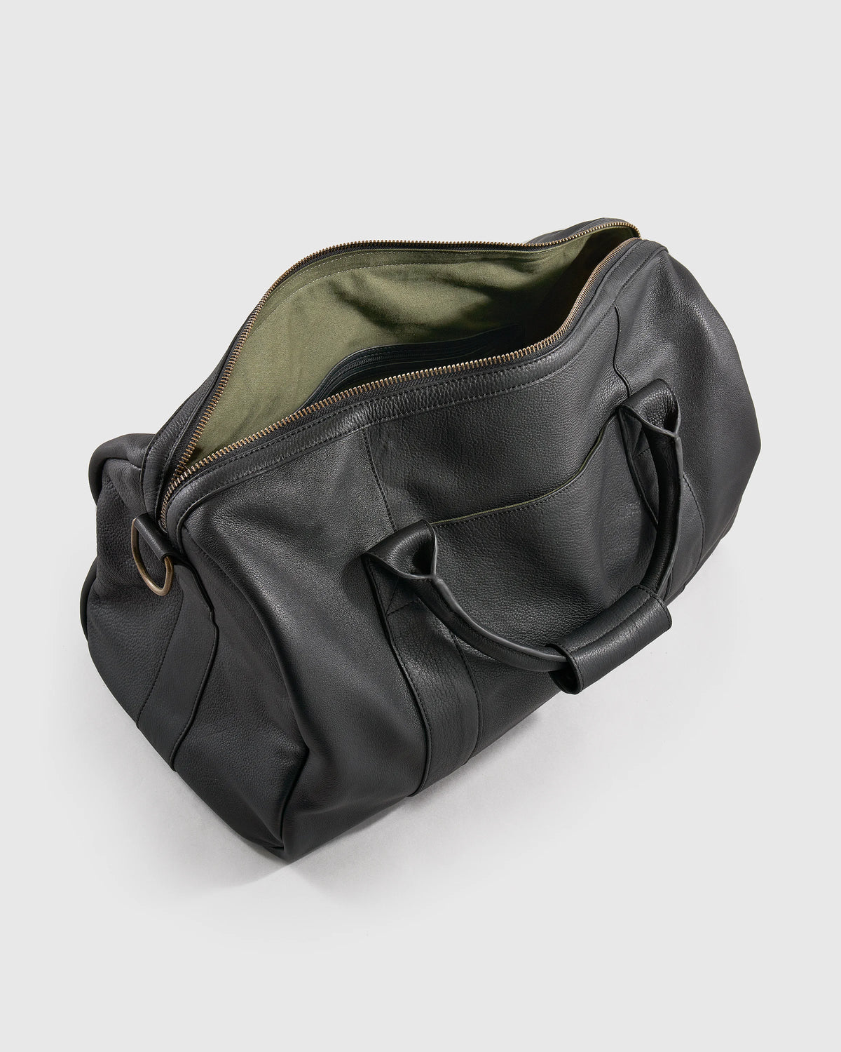 Nappa Leather Duffle Bag - One Size / Dark Brown