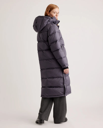 Responsible Down Long Puffer Jacket - XS / Black
