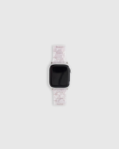 Acetate Smartwatch Band - 38mm - 42mm / Grey Tortoise