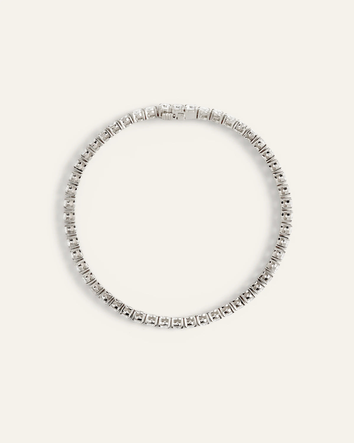 14K Gold Lab Grown Diamond Tennis Bracelet - 7ctw - 6.5" / Yellow Gold