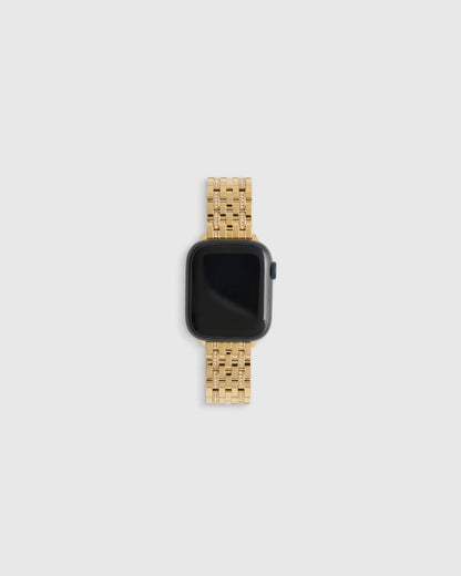 Stainless Steel & Pave Bracelet Smartwatch Band - 38mm - 42mm / Silver