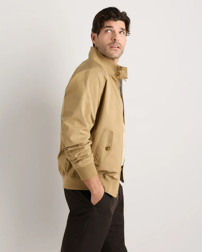 Heritage Water-Resistant Harrington Jacket - S / Deep Navy
