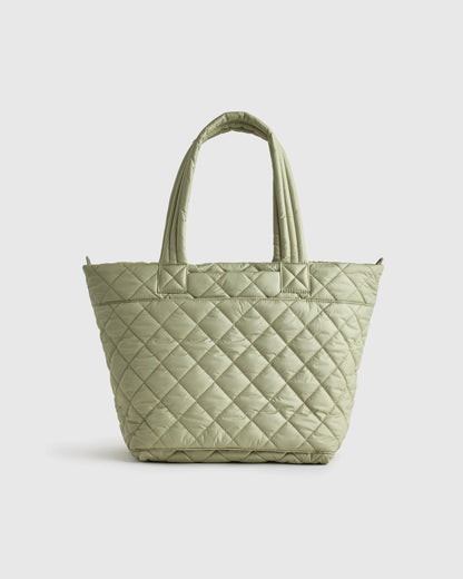 Transit Quilted Carry-All Tote - One Size / Porcelain Blue