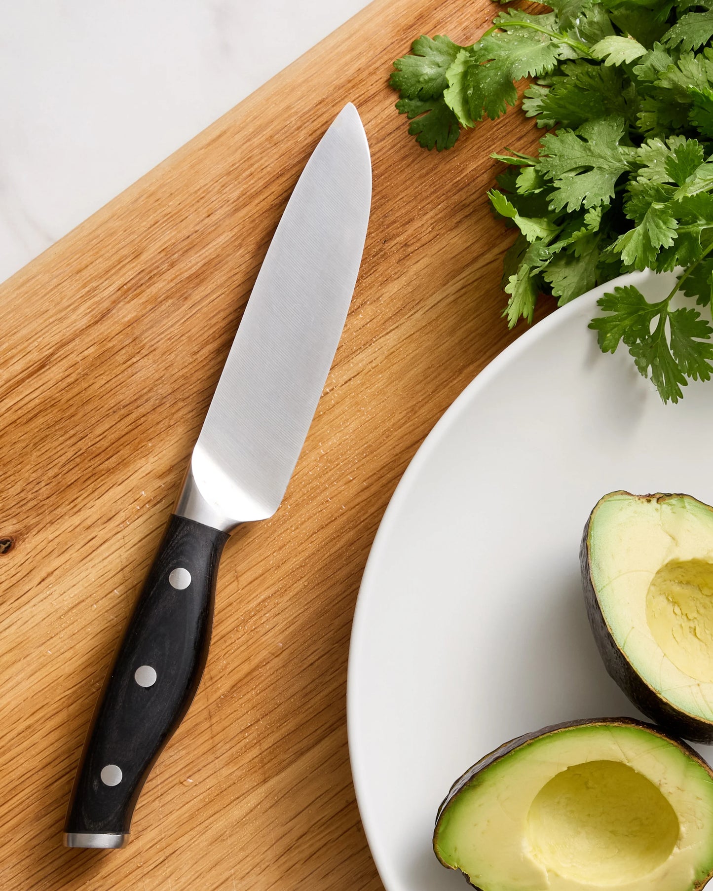 Fully Forged German Stainless Steel 3-Piece Knife Set - One Size / No Color