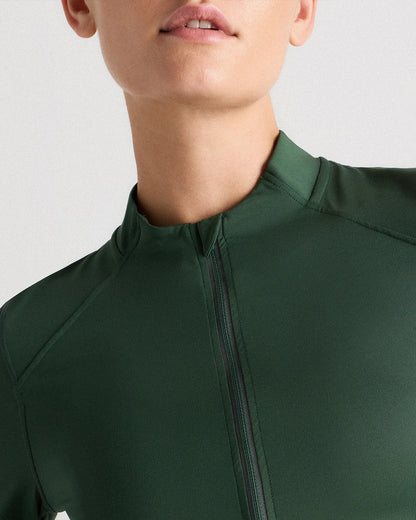 Race Day Half-Zip Pullover - XS / Big Sur Green