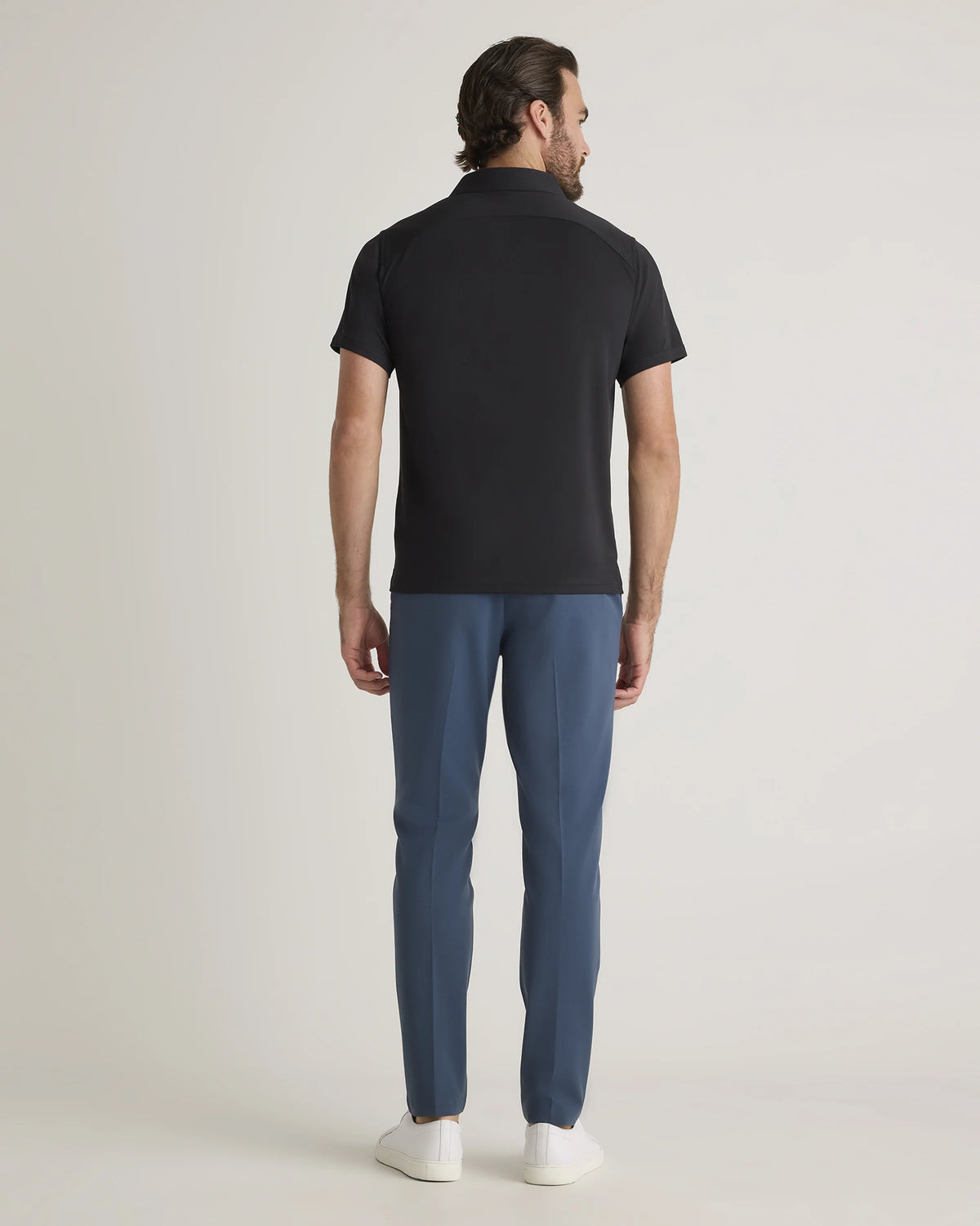 Commuter Stretch Pique Polo - S / Dark Coal