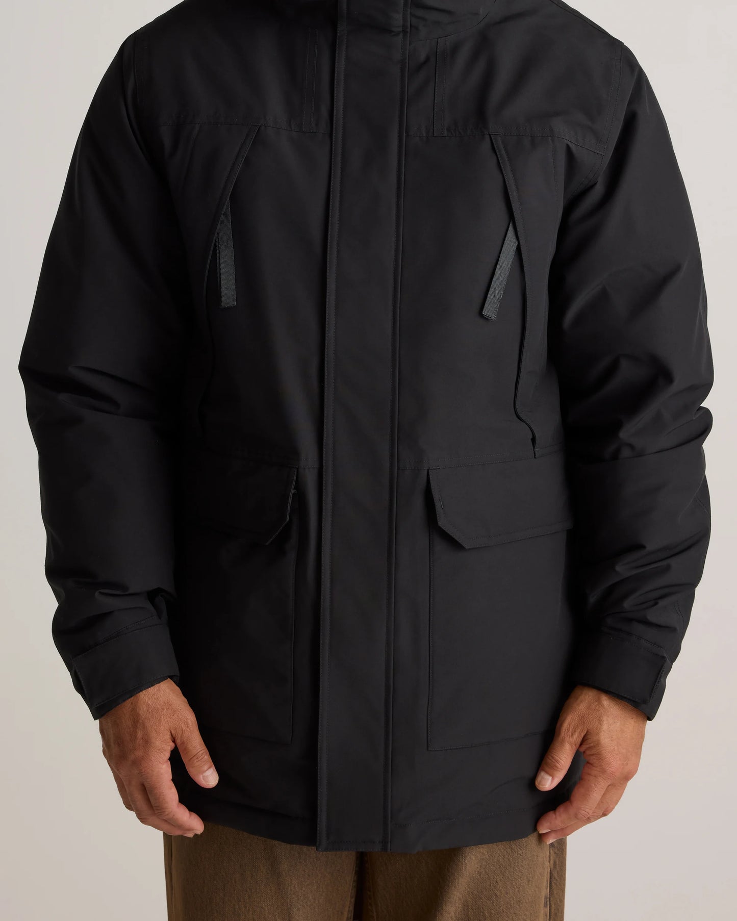 Responsible Down Hooded Parka - S / Storm Blue