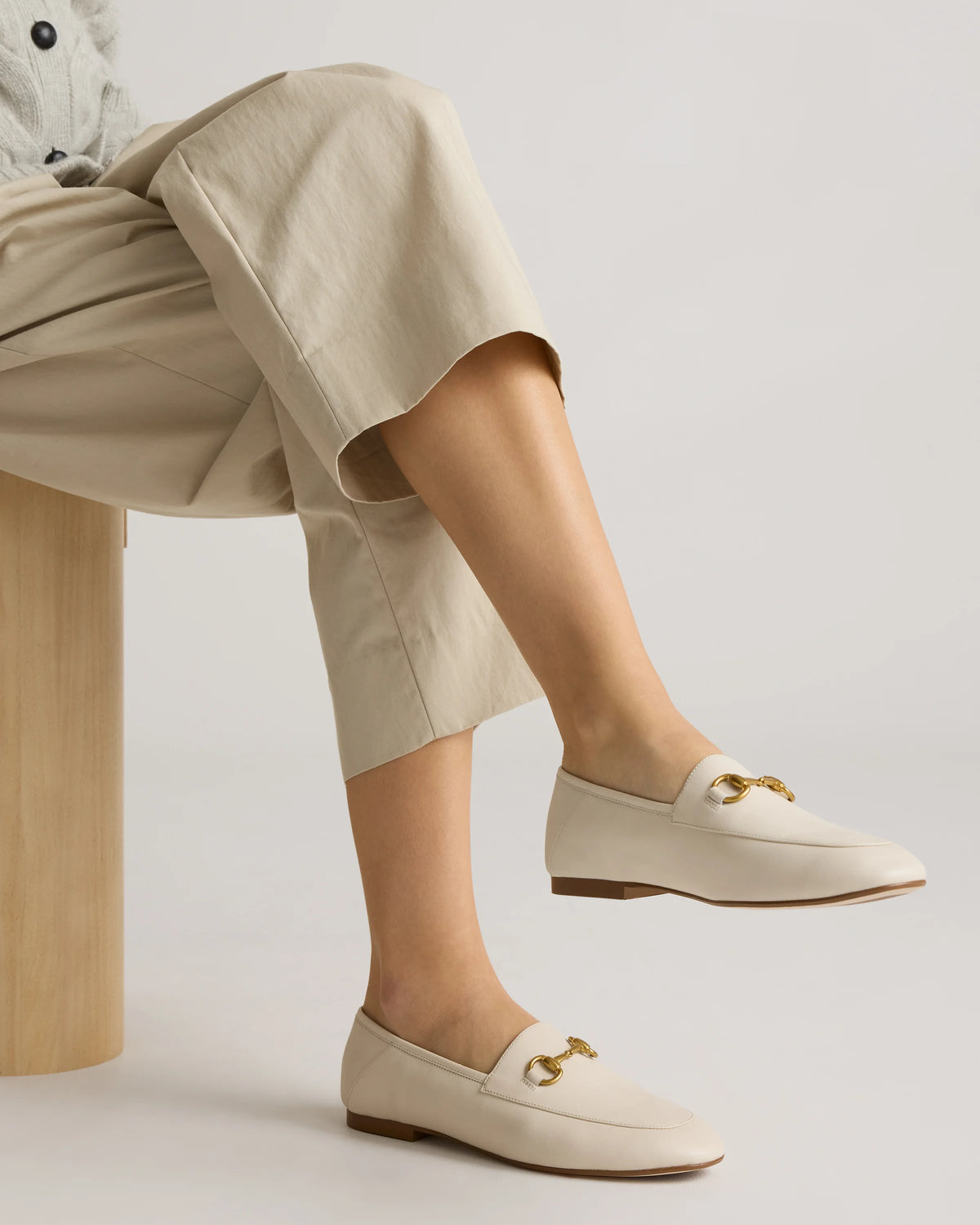Italian Leather Horsebit Loafer - 5 / Coffee Bean