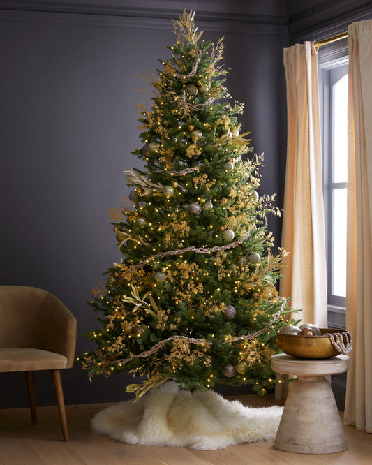 Fraser Fir Christmas Tree: Lit - 6.5' / Forest Green