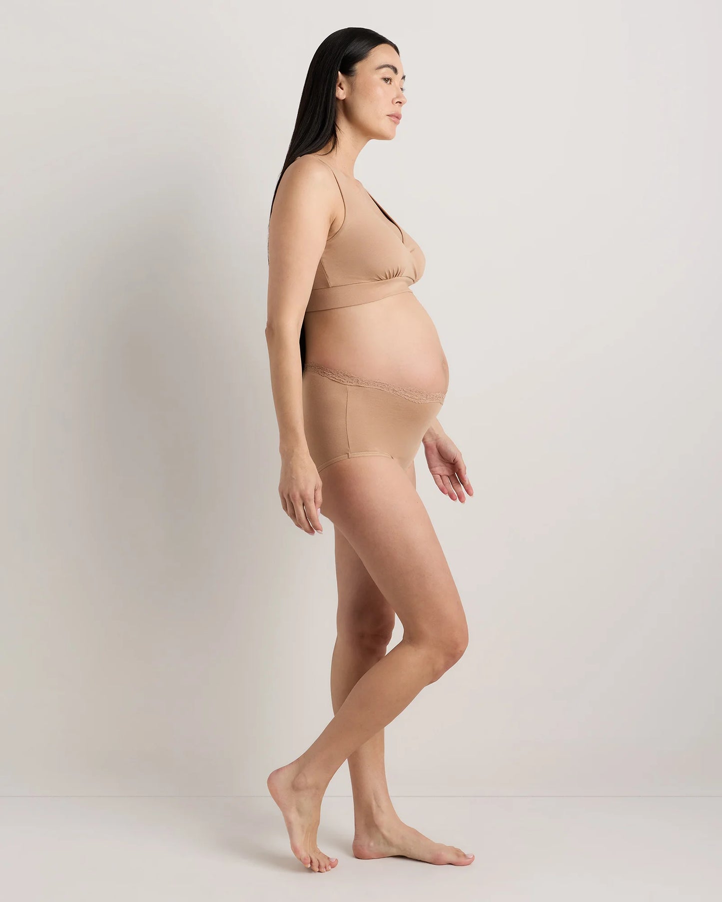Organic Cotton Nursing & Sleep Bra (2-pack) - XS / Sand