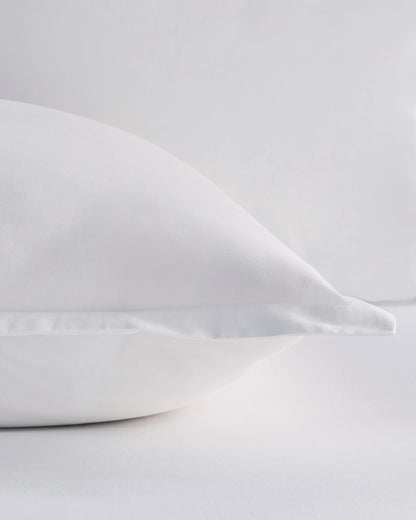 Organic Crisp Percale Euro Sham - Euro / White