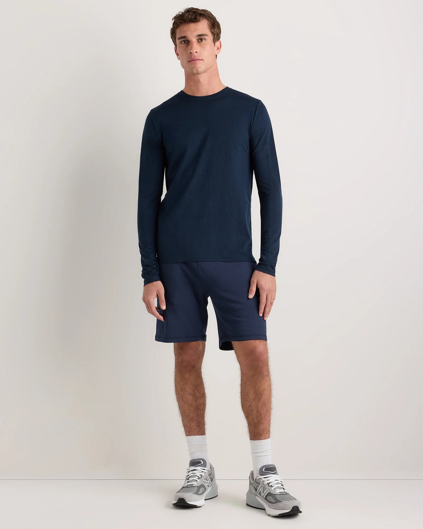 100% Merino Wool All-Season Long Sleeve Base Layer Tee - XS / Off-White