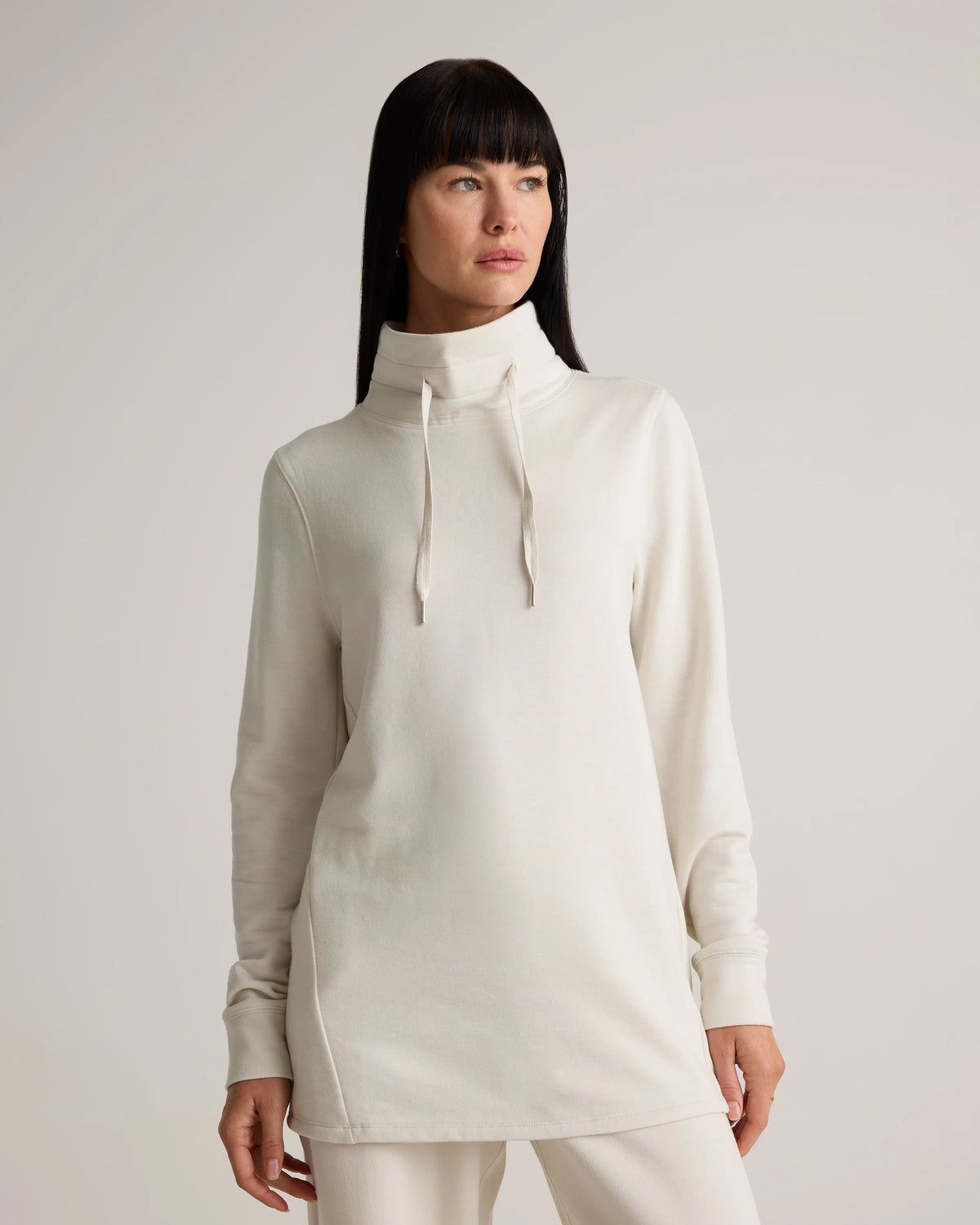 SuperSoft Fleece Mock Neck Pullover - XS / Navy