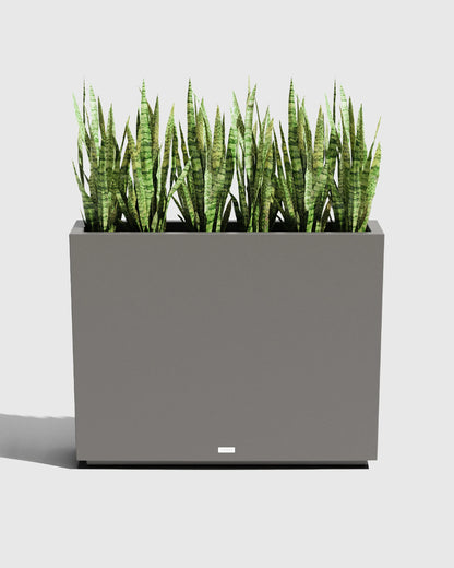 Block Series All Weather Rectangular Planter by Veradek - One Size / Black