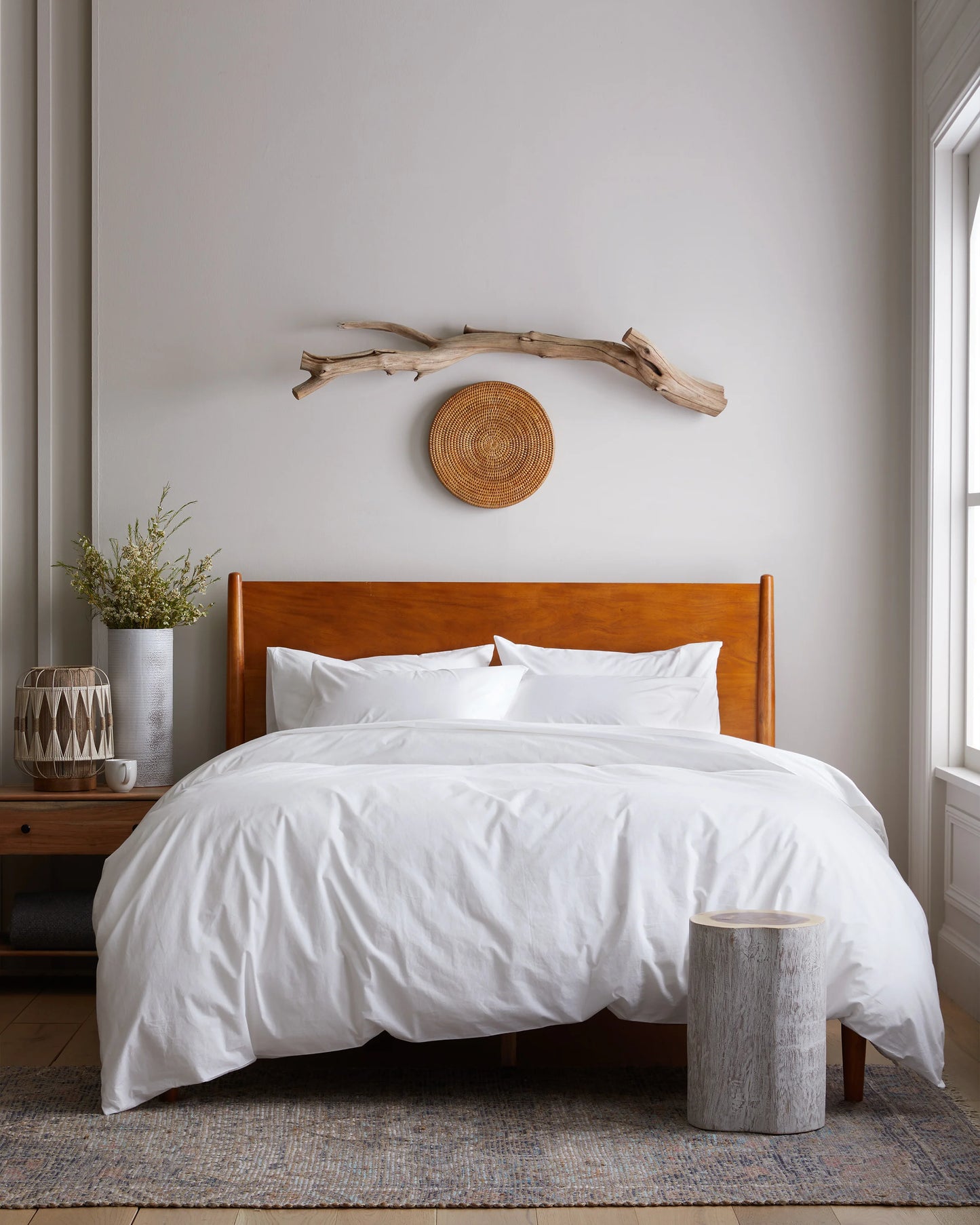Organic Brushed Cotton Duvet Cover - Twin / Toffee