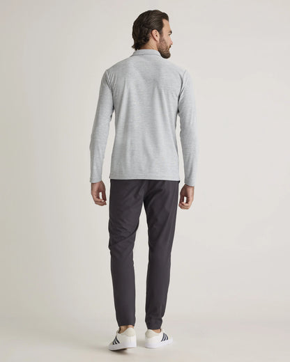 ProPique Performance Long Sleeve Polo - S / Navy