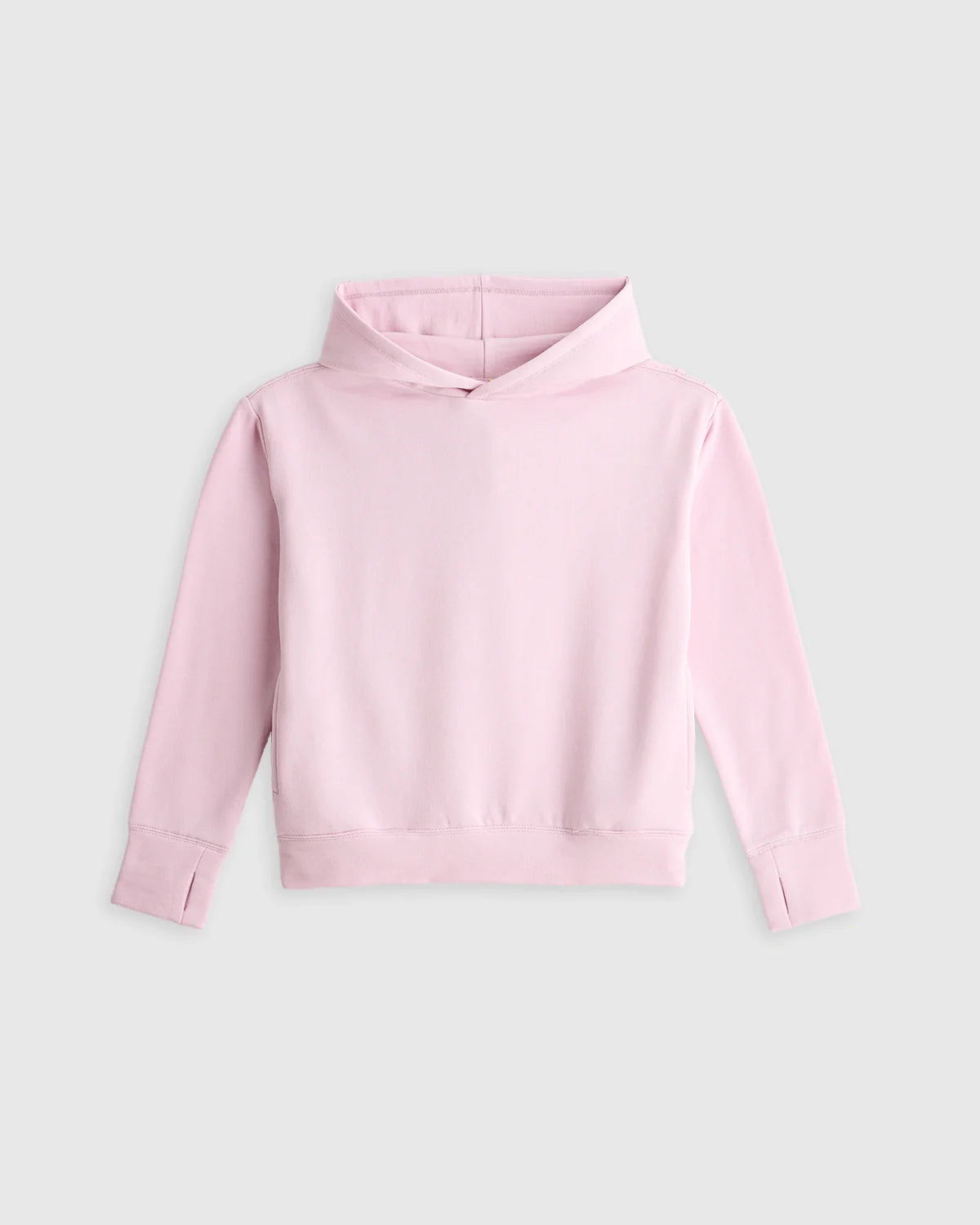 Girls SuperSoft Fleece Crop Pullover Hoodie - 6 / Off-White