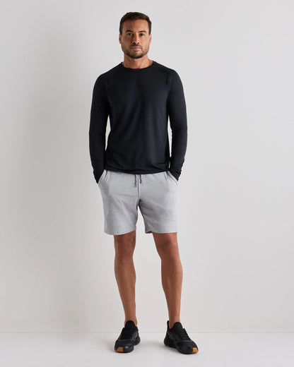 Flowknit Breeze Performance Long Sleeve Tee - XS / Heather Grey