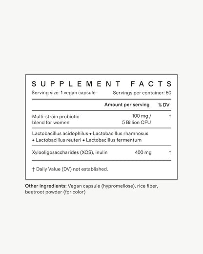 Women's Vaginal Probiotic - 60 Servings / No Color