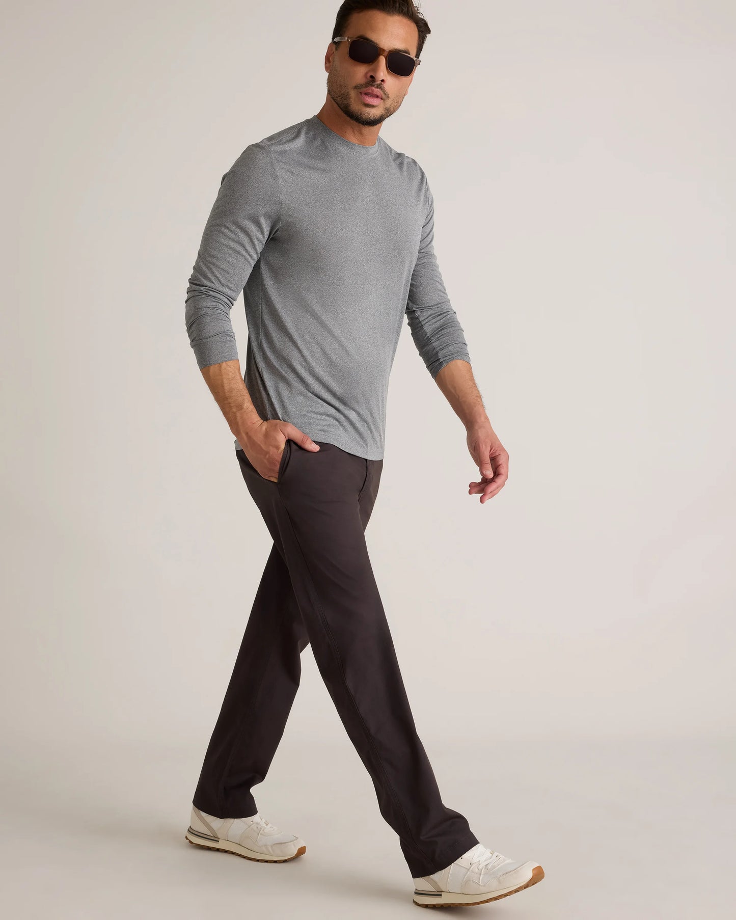 Organic Stretch Ripstop Straight Pants - S / Steel