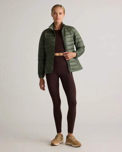 Lightweight Down Packable Puffer Jacket - XS / Black