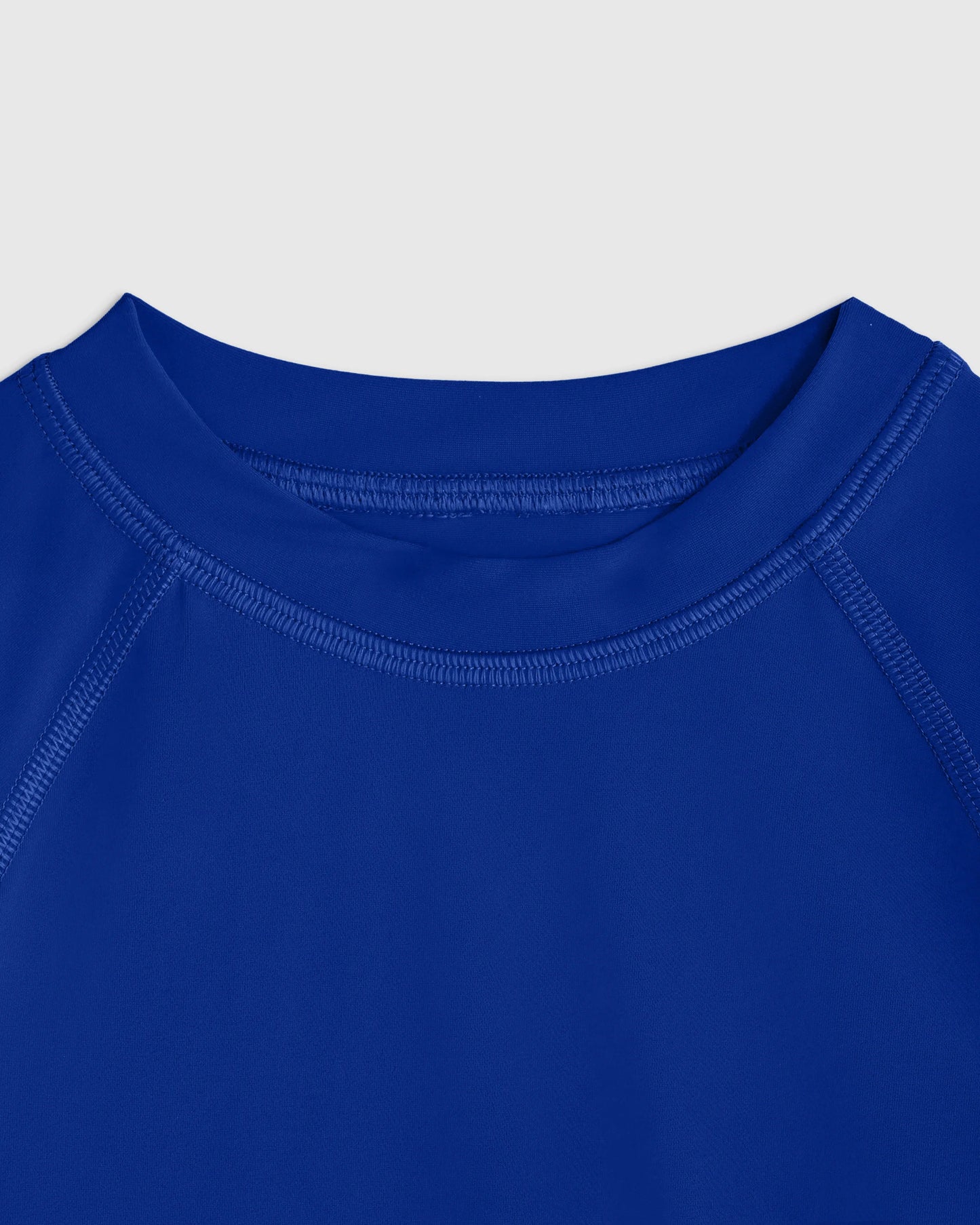 Long Sleeve Raglan Rash Guard - 2T / Island Aqua