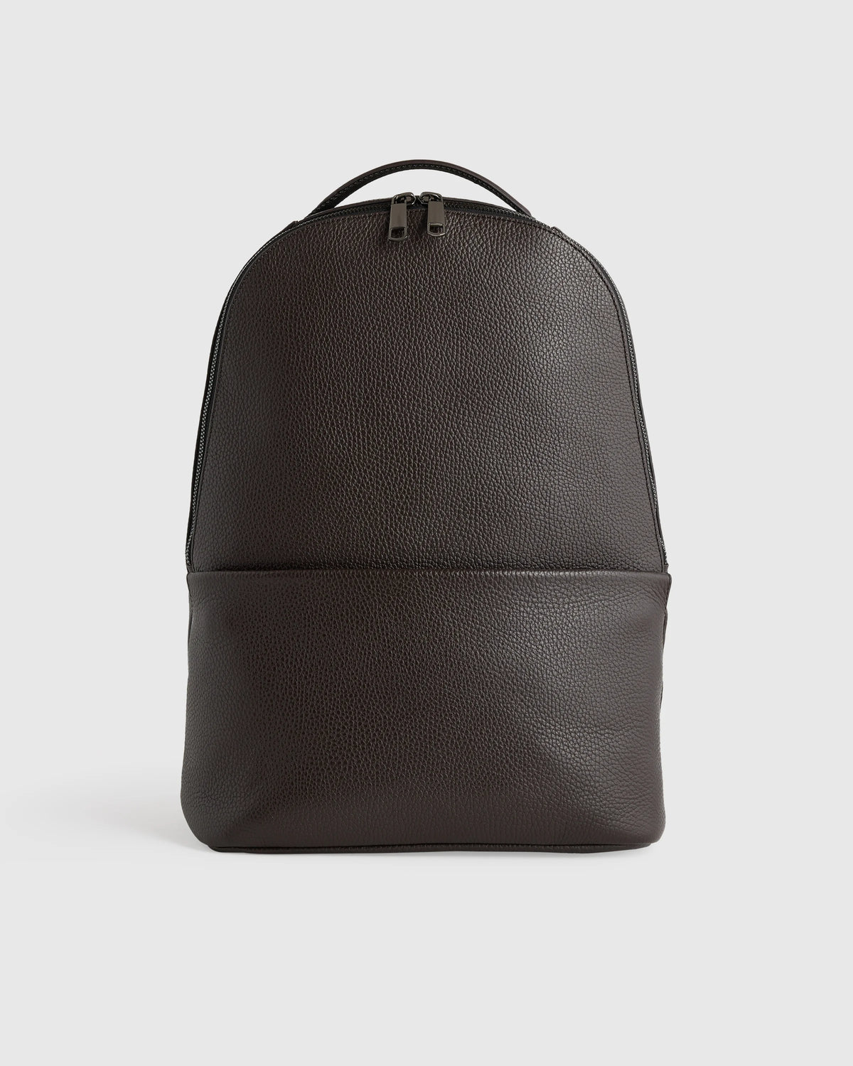 Excursion Italian Leather Laptop Backpack - One Size / Black
