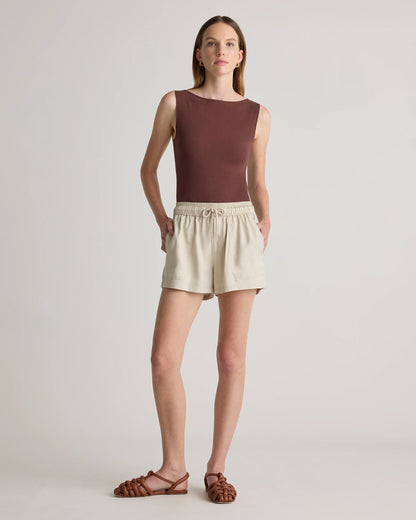 Vintage Wash Tencel Utility Shorts - XS / Moonstone Blue