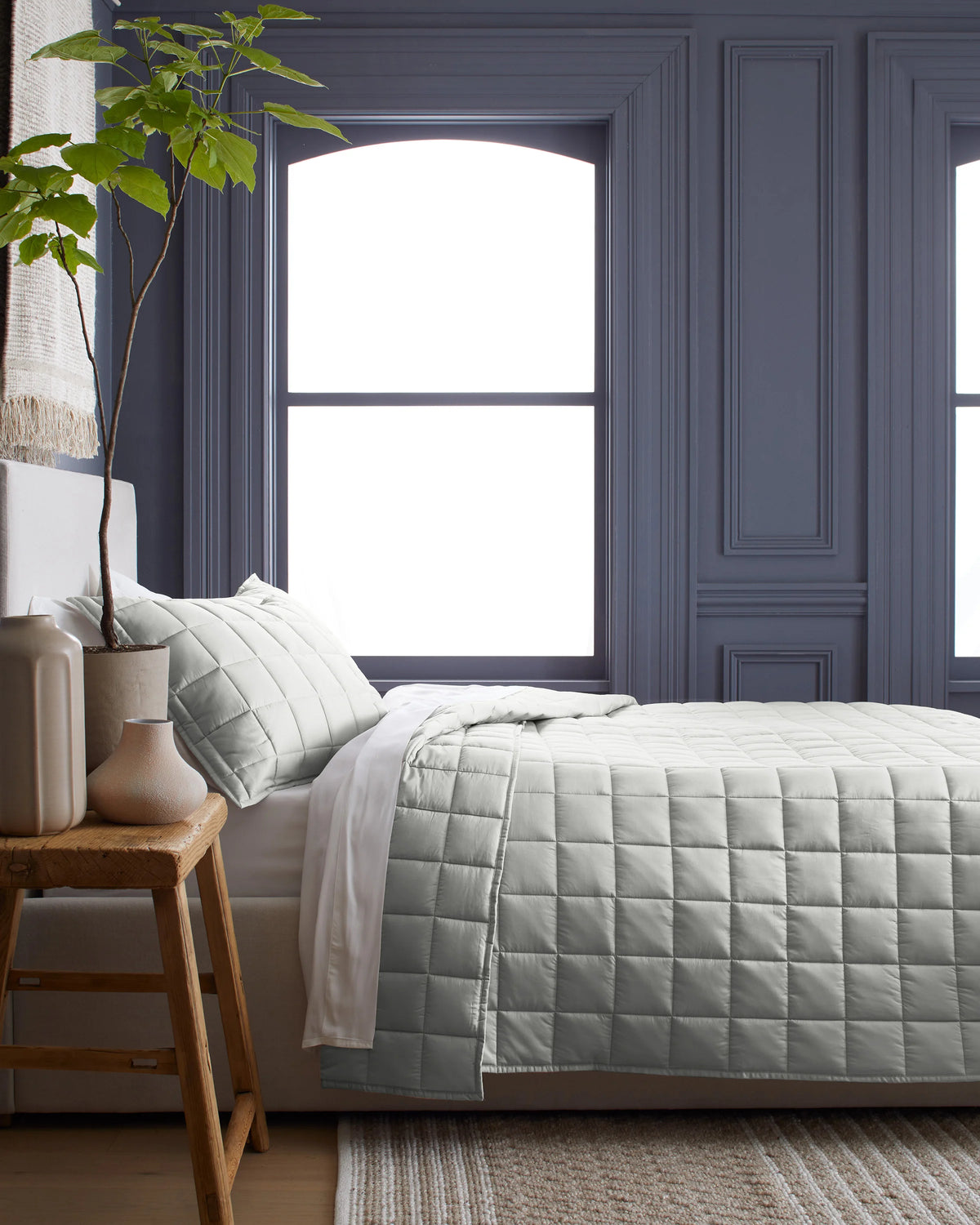 Bamboo Box Quilt - Twin / Sage