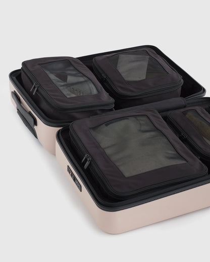 Eco Compression Packing Cubes - 4-Pack / Black
