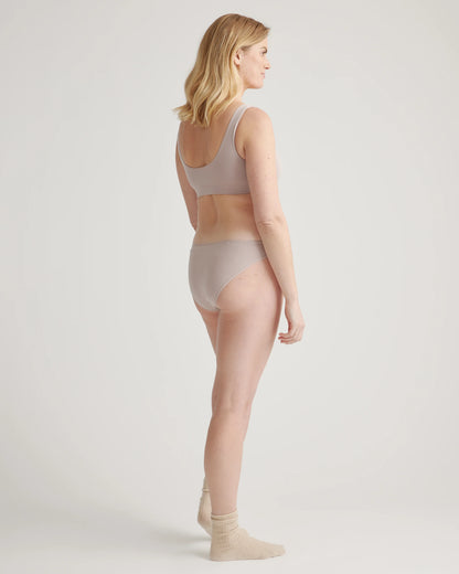 Organic Cotton Bikini (6-pack) - XS / Mink