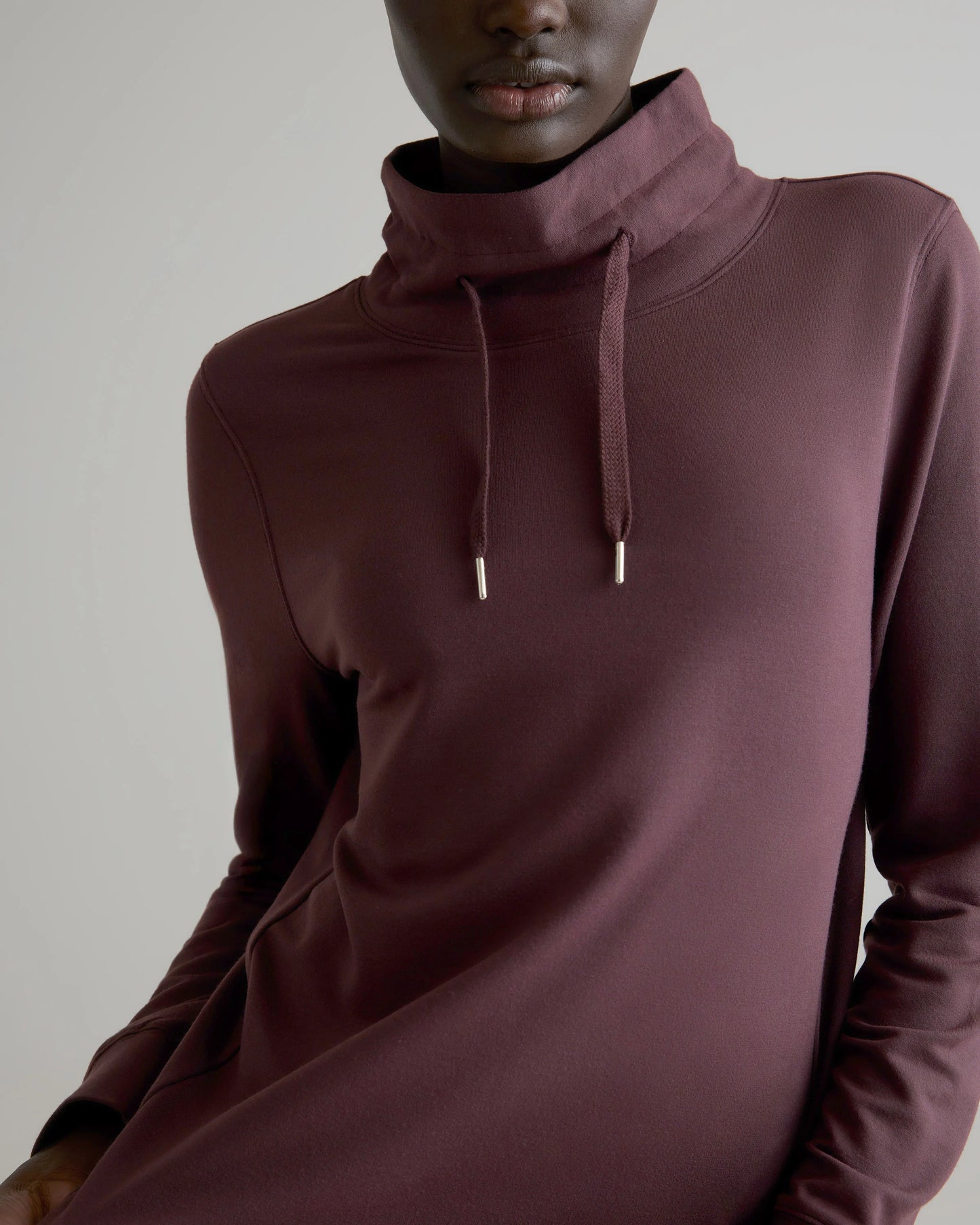 SuperSoft Fleece Mock Neck Pullover - XS / Navy