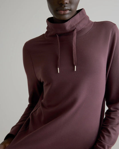 SuperSoft Fleece Mock Neck Pullover - XS / Navy