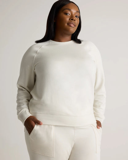 SuperSoft Fleece Crew - 1X / Dried Fig