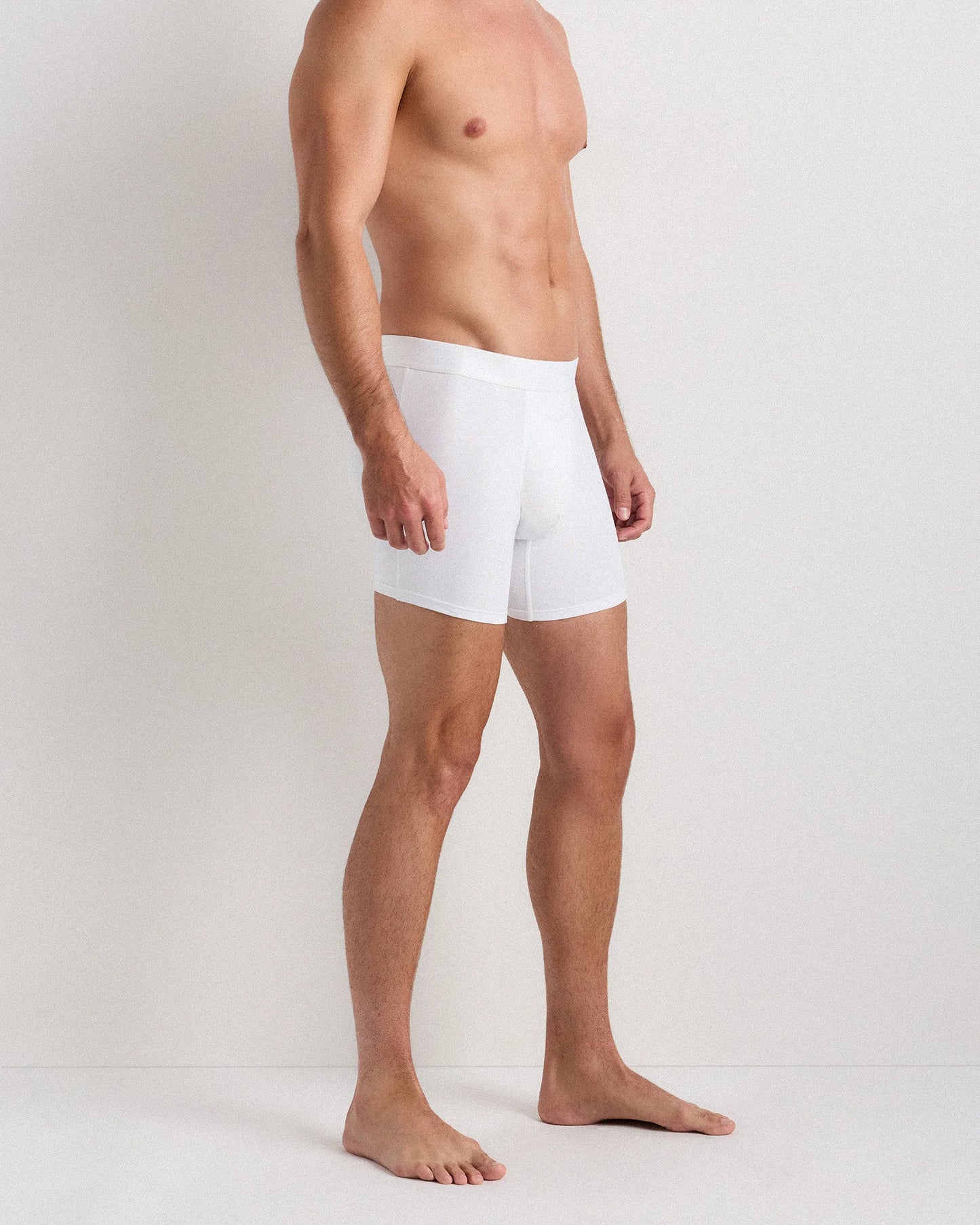 Organic Cotton 4'' Trunk (3-pack) - XS / Light Grey