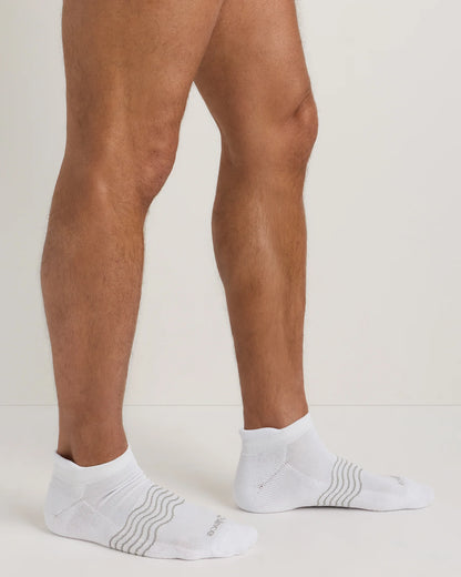 Everyday Cotton Solid Ankle Socks (4-pack) - S / White