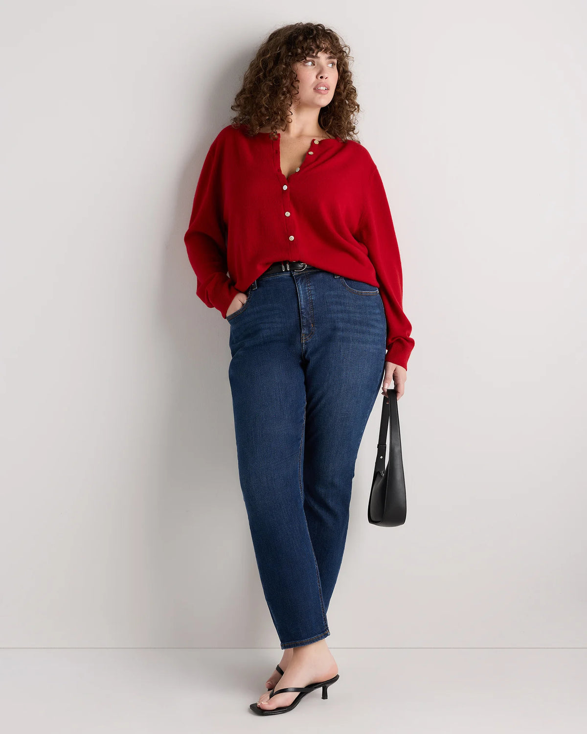 Bella Stretch Skinny Jeans - 33 / Black