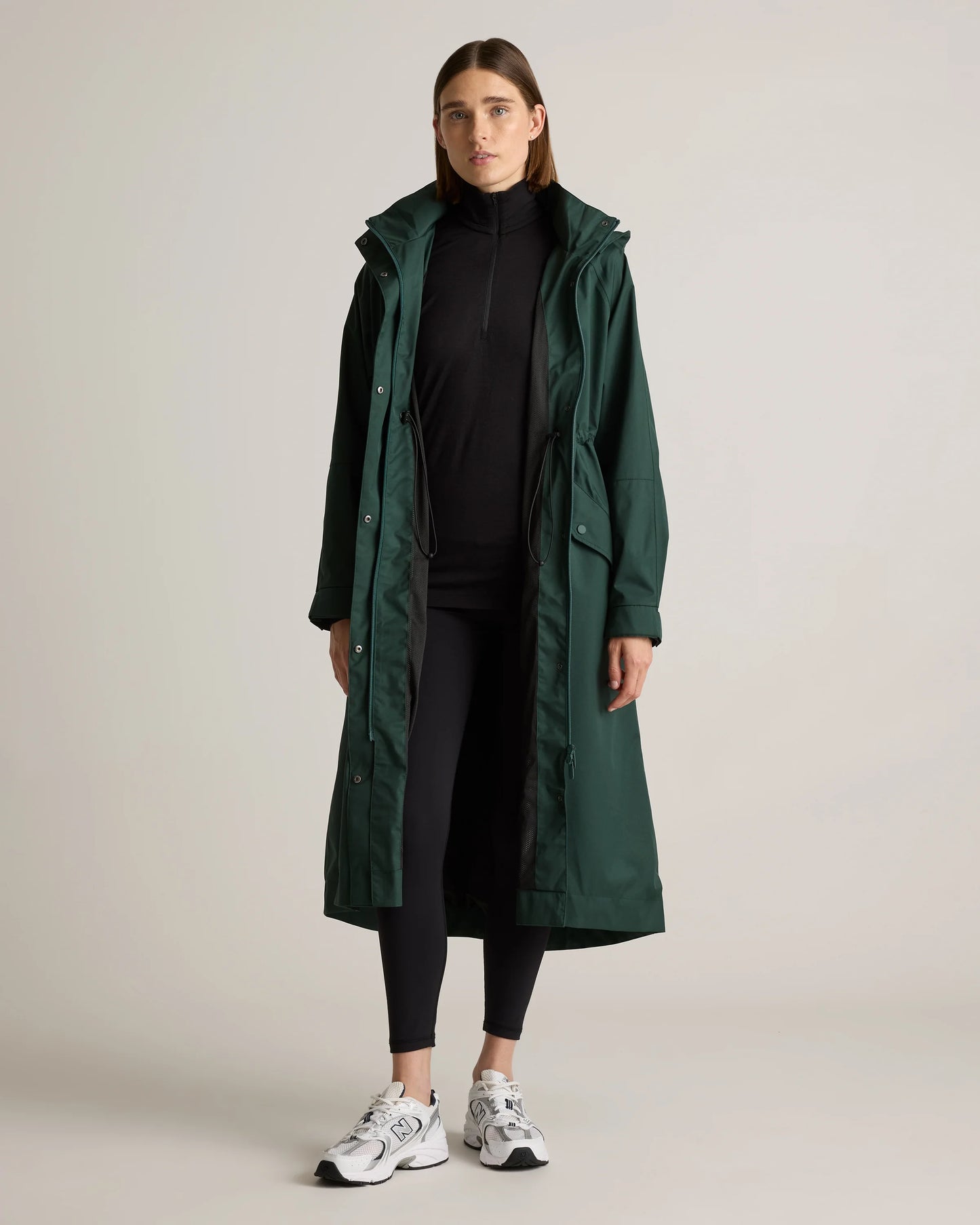 Weather Proof Rain Trench Coat - XS / Dark Spruce