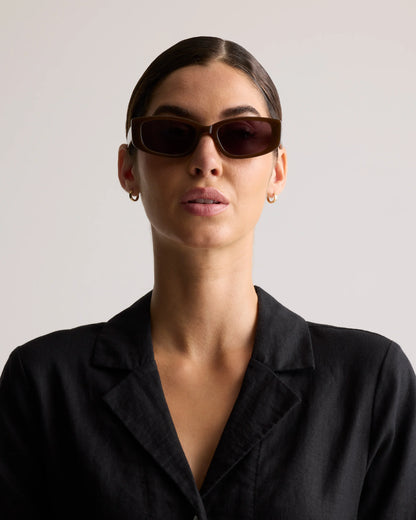 Granada Polarized Acetate Sunglasses - One Size / Cream with Grey lens