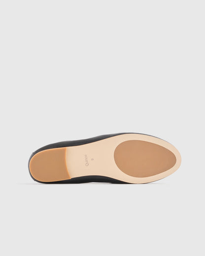 Italian Leather Soft Loafer - 5 / Black