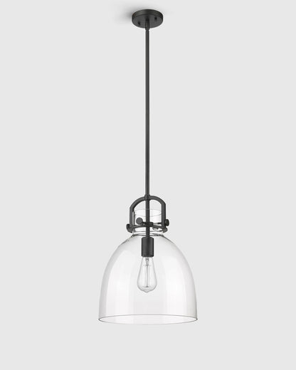 Minimalist Glass Bell Pendant Light - One Size / Brass