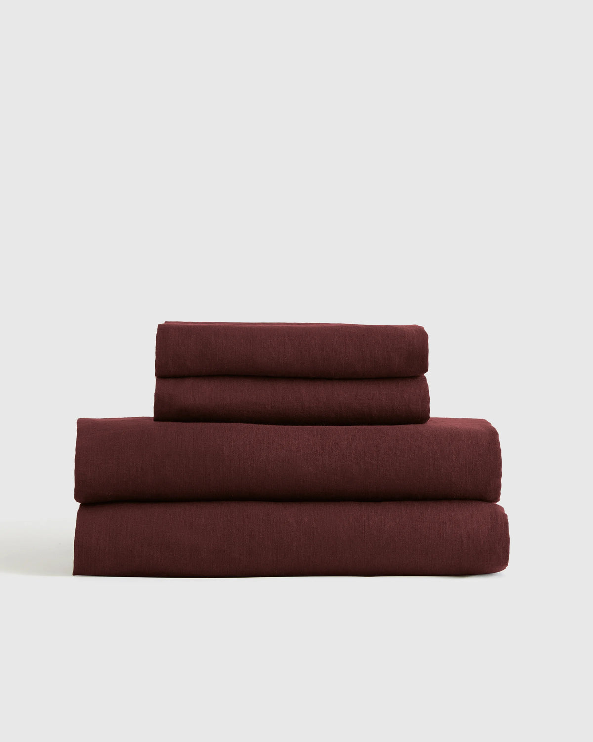 European Linen Sheet Set - Twin / Peach