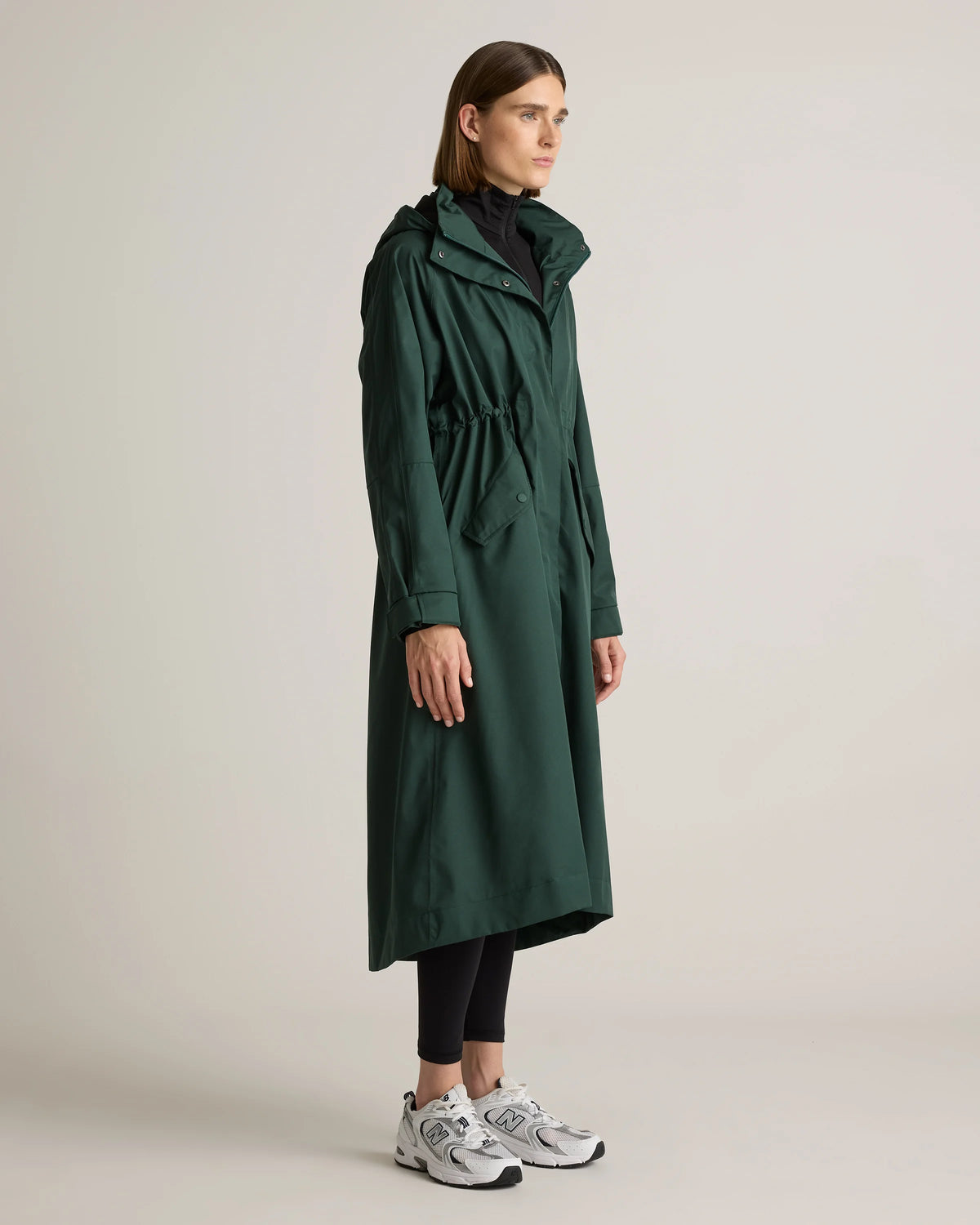 Weather Proof Rain Trench Coat - XS / Dark Spruce
